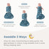 1.0 100% 0-6 ZIGJOY Sleep Sack Swaddle Tog Baby Wearable Blanket Cotton Baby Swaddle Blanket for Newborns Months