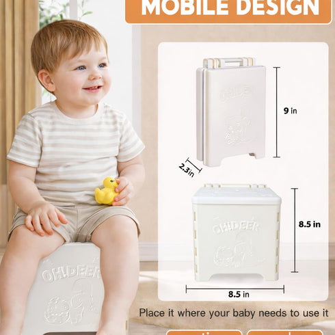 ZHZCJB 45 Travel Potty,Car Potty for Toddler,Portable Toilet for Kids,with Travel Bag and Liners, Foldable