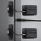 Fridge Lock 2 Pack, Heavy Duty Combination Refrigerator Lock for Cabinets, Windows, and Child Safety