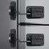 Fridge Lock 2 Pack, Heavy Duty Combination Refrigerator Lock for Cabinets, Windows, and Child Safety