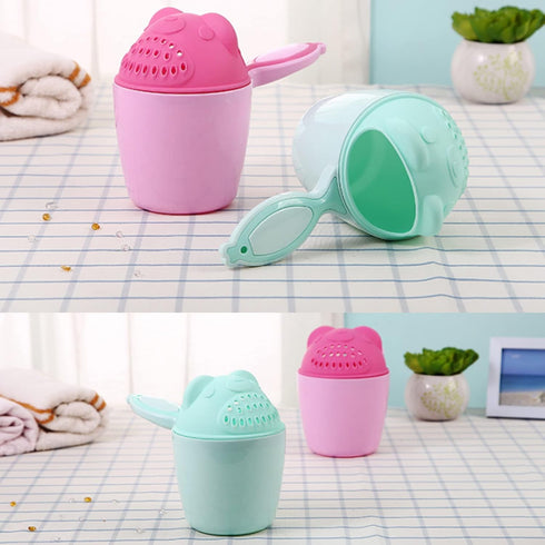 ViaGasaFamido 2 21x10.7x15cm/8.3x4.2x5.9in Baby Rinse Cup, Shampoo & Bath Rinser, Wash Hair with Pour Spouts