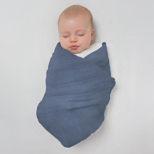 SwaddleDesigns Cotton Muslin Swaddle Blanket, Receiving Blanket for Baby Boys & Girls, Best Shower Gift, 46x46 inches,
