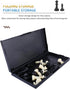 PGDOV Set 9.5 Inches 2-Player Magnetic Travel Chess - Small Chess Folding Board Games, Foldable & Portable Gifts