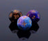 3 Pieces Astrology Dice Acrylic Pearl, Astrological Dice for Constellation Divination, 3 Colors D12 Glitter Astro Dice