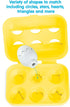 Kidoozie Peek N Peep Eggs, Mentally Stimulating Sorting & Stacking Toy for Ages 1 and Up