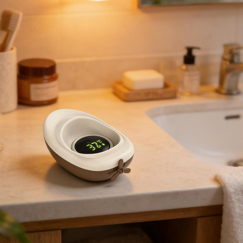 Generic Bath Water Temp Gauge - Accurate Reliable Reading Logic Station, Floating Smart Digital Monitor, Small Boat