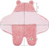 Cozy Soft Pink Newborn Swaddling Blanket - Breathable