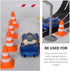 STOBOK 7pcs Traffic Cone - Miniature Traffic Signs Toys for Kids, DIY Traffic Roadblock Educational Toys