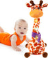 Dancing Talking Singing Giraffe Baby Toy, Tummy Time Toy Giraffe Stuffed Animal