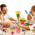 UMEELR 12Pcs Pre Filled Easter Eggs with Flowers, DIY Flower Surprise Building Blocks Toys for Basket Stuffers, Easter