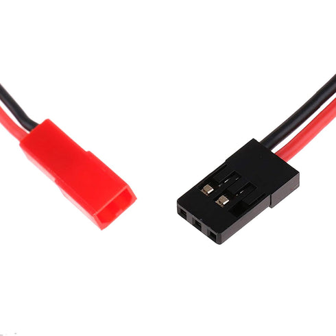 10Pack ShareGoo 10CM 20AWG JST Female Plug to JR Male Servo Receiver Connector Adapter Cable for RC Car