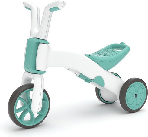 Chillafish Bunzi 2-in-1 Gradual Balance Bike and Tricycle, Large Mint Ride on Toy for 1-3 Years Old