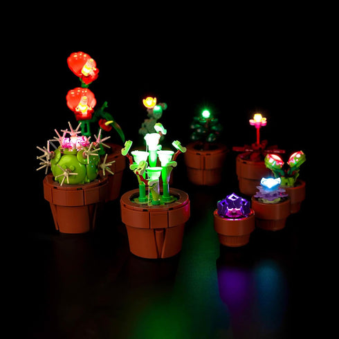 LED Lighting Kit for Lego 10329 Icons Tiny Plants Building Kit - Lights Only, No Building Block Model