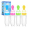 Baby Food Feeder 4 Pack Silicone Baby Food Dispensing Spoon-WAJIAYON, 3 oz
