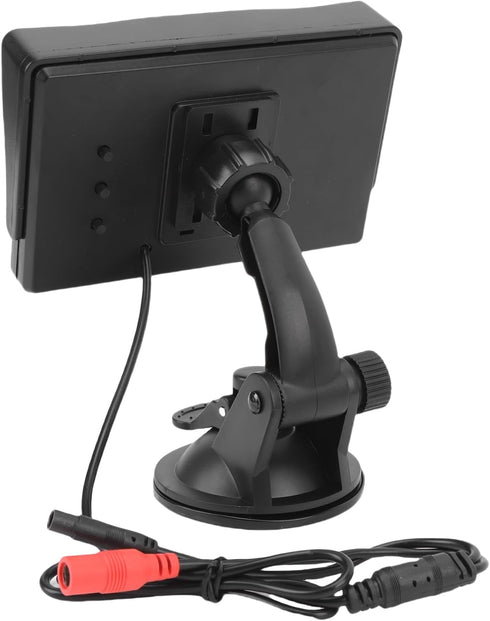 FAUOSWUK 4.3" 1080P 360 150 8 Baby Car Camera Monitor with HD Night Vision Rotation & Wide View Angle for Newborn