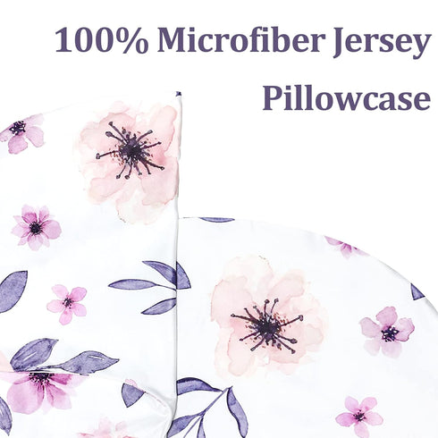 GFU Nursing Pillow Cover for Baby Boys and Girls, Minky Breastfeeding Pillow Case for Newborn, Soft Breastfeeding