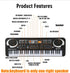 61 Keyboard Piano for Kids beginner Portable Electric Digital Piano Keyboards key Musical Instruments Toy w/Microphone