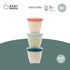 Babymoov Biosourced Food Storage Containers - BPA Free Bowls with Leak Proof Lids for Baby Food or Snacks