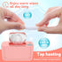 UKQRRTC Baby Wipe Warmer Wipe Warmer Dispenser Thermostat Even Heating Baby Wipe Heater Portable Wipes Warmer with USB
