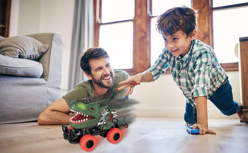 Dinosaur RC Car Toys for Kids 3-7, Remote Control Dino Car for Boys and Girls, Christmas Birthday Gift