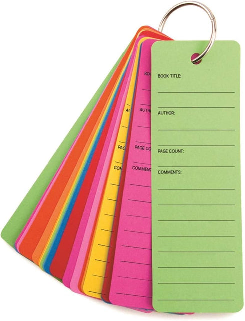 10-12 1 2 6 Inches Pack 25 Hygloss Products Bookmarks - Book Buddies - Reading Log - Assorted Vibrant Colors