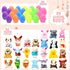 WODMAZ 24 Set PCS Mini Plush Animal Toys, Small Stuffed Animals Plush Keychain for Kids Birthday Gifts Party Favor