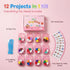 OBVIO HOME 12 Set, Air Dry Clay for Kids - Dream Dessert Designs Modeling Clay Kit - Model Sculpting Ultra Soft Safe