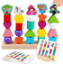 Vinlon Montessori Toys for Toddlers 2 3 4 Years Old -Princess Unicorn