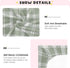 CHUROUSY 27x39 Inch Sage Green Buffalo Plaid Crib Sheets for Boys Girl Rustic Green Grey Gingham Checkered Print