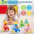 1-3, 6 Pack 1 2 12-18 TooyBing Press and Go Car Toys for Toddlers Animal Baby Car Toys for Year Old Boy, Push Go