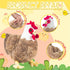 9 1 Set, in Chicken Stuffed Animal Stuffed Chicken Plush Toy Egg Laying Hen with Zipper and Baby Chicks Plush Chickens