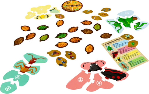 Counting 1st 2-4 3+ Orchard Toys Bug Hunters Game, Learn and Observational Skills As You Race to Be to Build Your Bug