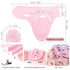 3 Pack 6-12 Lbs 0-3 DRESHOW BQUBO Newborn Baby Swaddle Blanket with Hats Infant Adjustable Swaddling Wraps with Bear