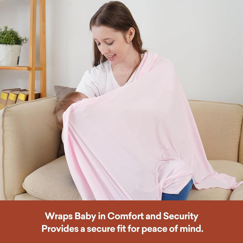 30"x30" 4-Pack Newborn Receiving Blankets, Lightweight, Soft Breathable Infant Swaddles Sensitive Friendly