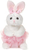Bearington Collection Ballerina Stuffed Animal - 6" Bunny Lil' Twirls Ballet Doll for Girls Dance Recital Gifts