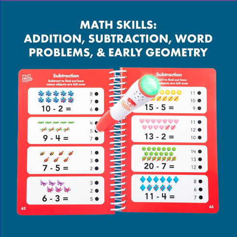 Educational Insights Hot Dots First Grade Workbook: Math & Reading - Learning Activities for Kids Ages 6+