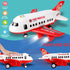 Dwi Dowellin Airplane Toy with Fire Truck Cars and Play Mat - Lights and Sounds for 3+ Years Old