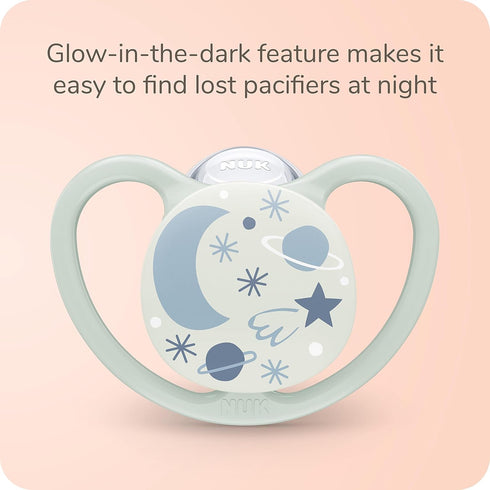 Glow-in-the-Dark NUK Orthodontic Pacifiers for Peaceful Sleep