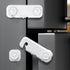 6 Pack Fridge Locks for Kids, Cabinet Locks Baby Proofing, Child Proof Refrigerator Lock for Safety, Baby Locks for
