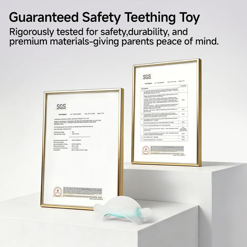 3-6 3-18 Garkoko Baby Teething Toys, No-Drop Silicone Baby Teether Toy for Babies Months & Months, BPA-Free Infant