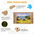 FAMILON 500 14" 28" 4 Puzzle Board with Drawers Piece, Small Puzzle Board x Jigsaw Puzzle Table with Cover Mat