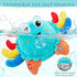 Kleikyerel 1 6-12 Tummy 1 2 3 Baby Toys Year Old Months, Crawling Crab Baby Plush Toy, Musical Time Toys, Dancing