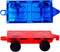 MAGBLOCK 2 Pieces Magnetic Tiles Car Truck Wheel Set - Compatible with Magnet Tiles for Kids Toddlers