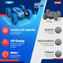 Excitobo 4 5 6 7 8 9 10 11 12 360Flip 4WD 4-12 Remote Control Car,RC Cars for Year Old Boy Double Sided Rechargeable