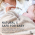 0+ Two-Pack (4 Oz) HEVEA Standard Neck Glass Baby Bottles - Natural Rubber Medium Flow Nipples - Anti Colic Baby