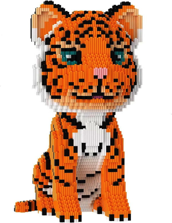 Animal Tiger Micro Building Blocks Set (6488PCS), Gift for Adults and Kids