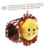 Toyvian 1pc Baby Lion Wrist Rattle Plush Puzzle, Musical Toy Bell, Snap Bracelet, Xmas New Year Jingle Bell Toy
