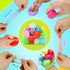 24 Pack Squishy Fidget Toys, Stress Cube Balls Fidget Sensory Toys Bulk for Kids Adults Anxiety Relief Goodie Bag