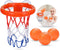 Bath Toys - Bathtub Basketball Hoop for Kids, Shower Toys for Ages 4-8, Suction Cup Hoop & 3 No Hole Balls Set