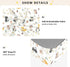 miaozhen 1 Pack 52x28 Cotton Baby Crib Sheets for Boys Girls Comfy Breathable Jungle Animal Fox Squirrel Colorful
